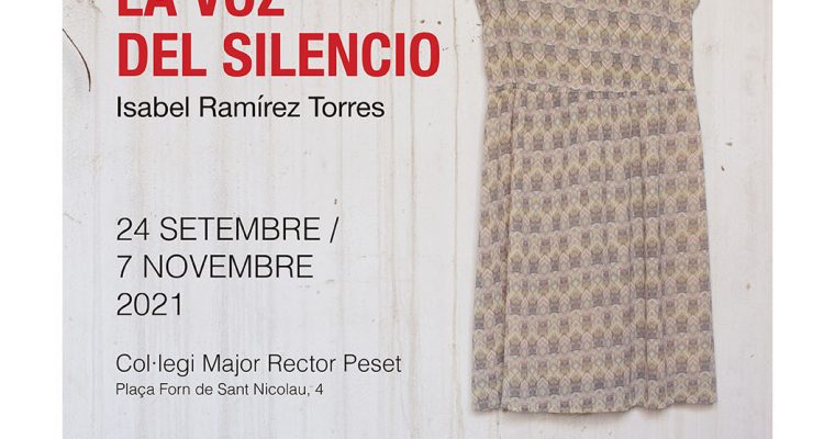 La voz del silencio se inaugura en el Colegio Mayor Rector Peset